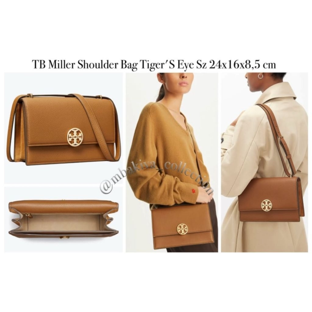 TB Miller Shoulder Bag Tiger'S Eye