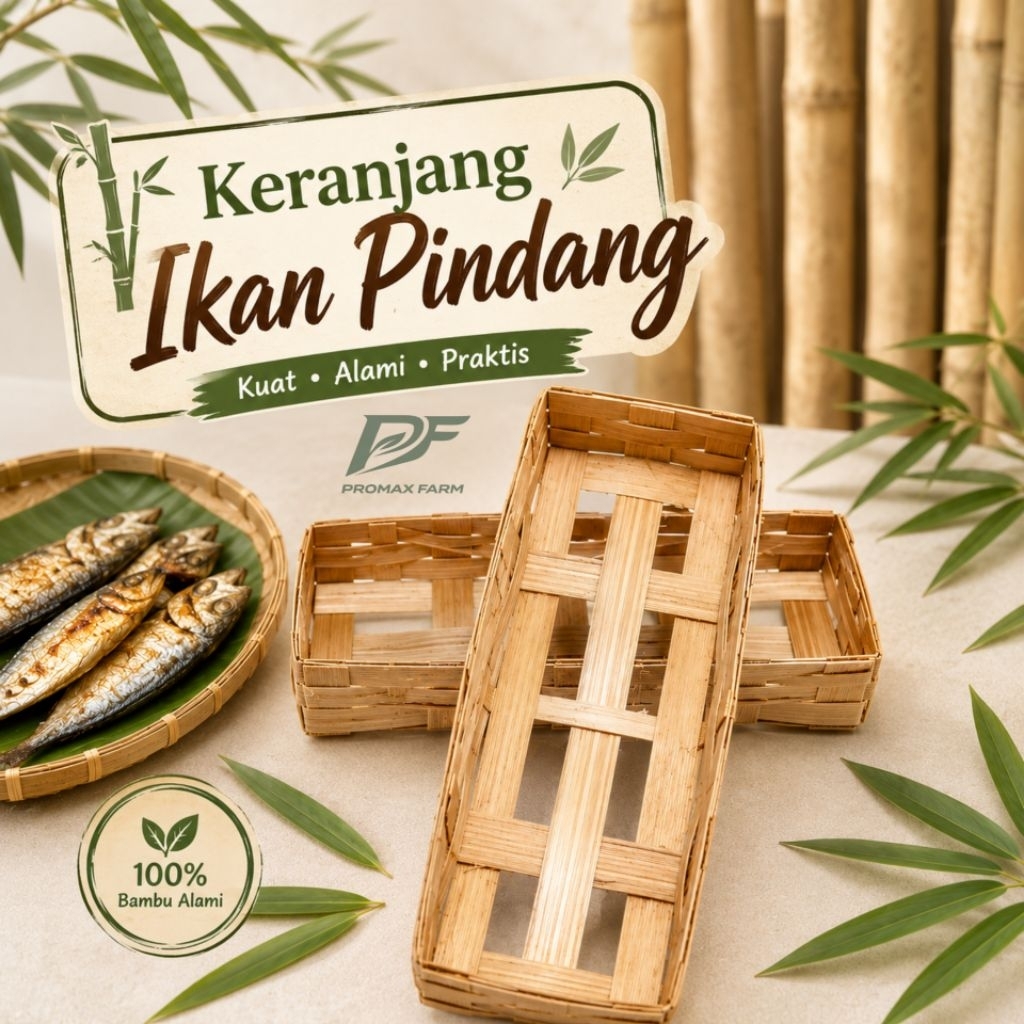 Besek Bambu Reyeng Ikan Pindang