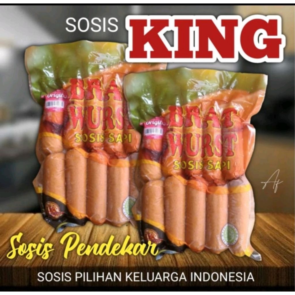 Sosis jumbo brad wurst premium - Sosis jumbo bakar -Sosis bakar sapi, ekonomis