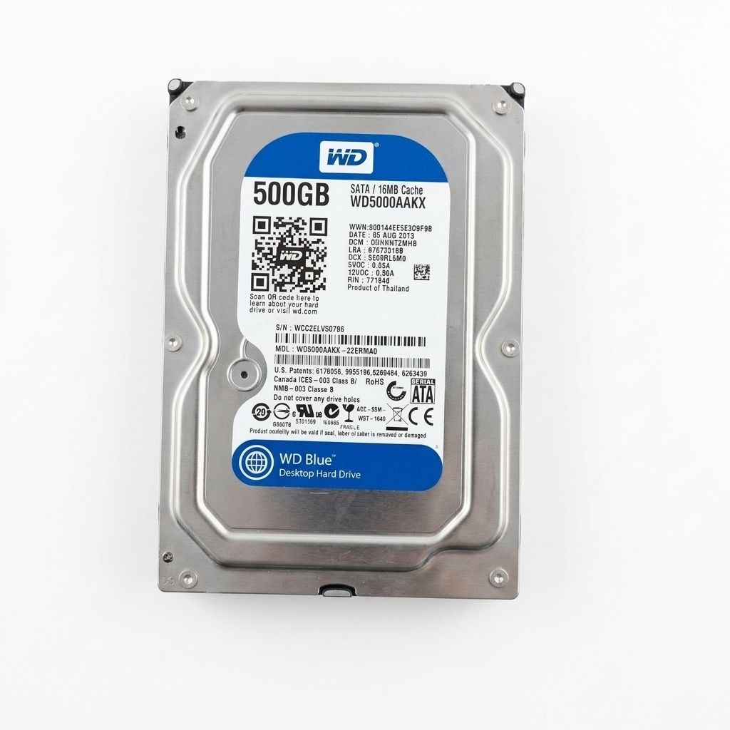 HARDISK WD BLUE 500 GB 3,5 inch SENTINEL 100% ,Second ,SATA. Original Copotan PC