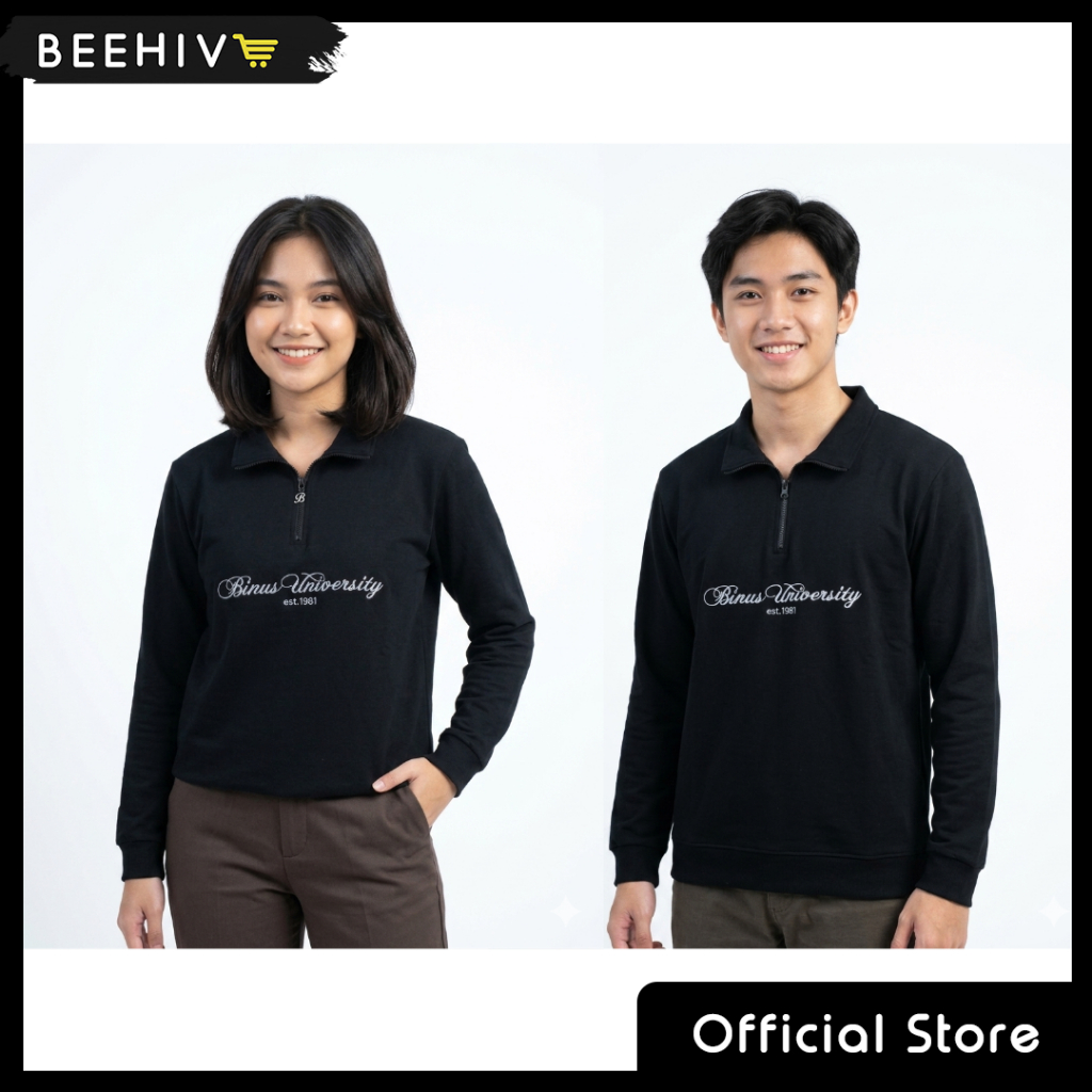 Beehive BINUS - Sweater Zipper BINUS University Est 1981
