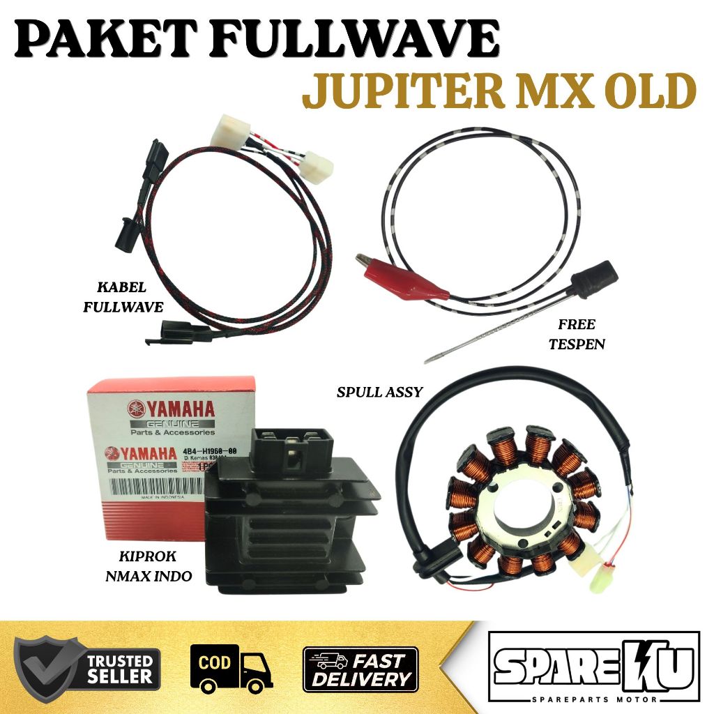 PAKET FULLWAVE JUPITER MX OLD KABEL FULLWAVE JUPITER MX SET SPULL FULLWAVE JUPITER MX OLD SPULL DC F