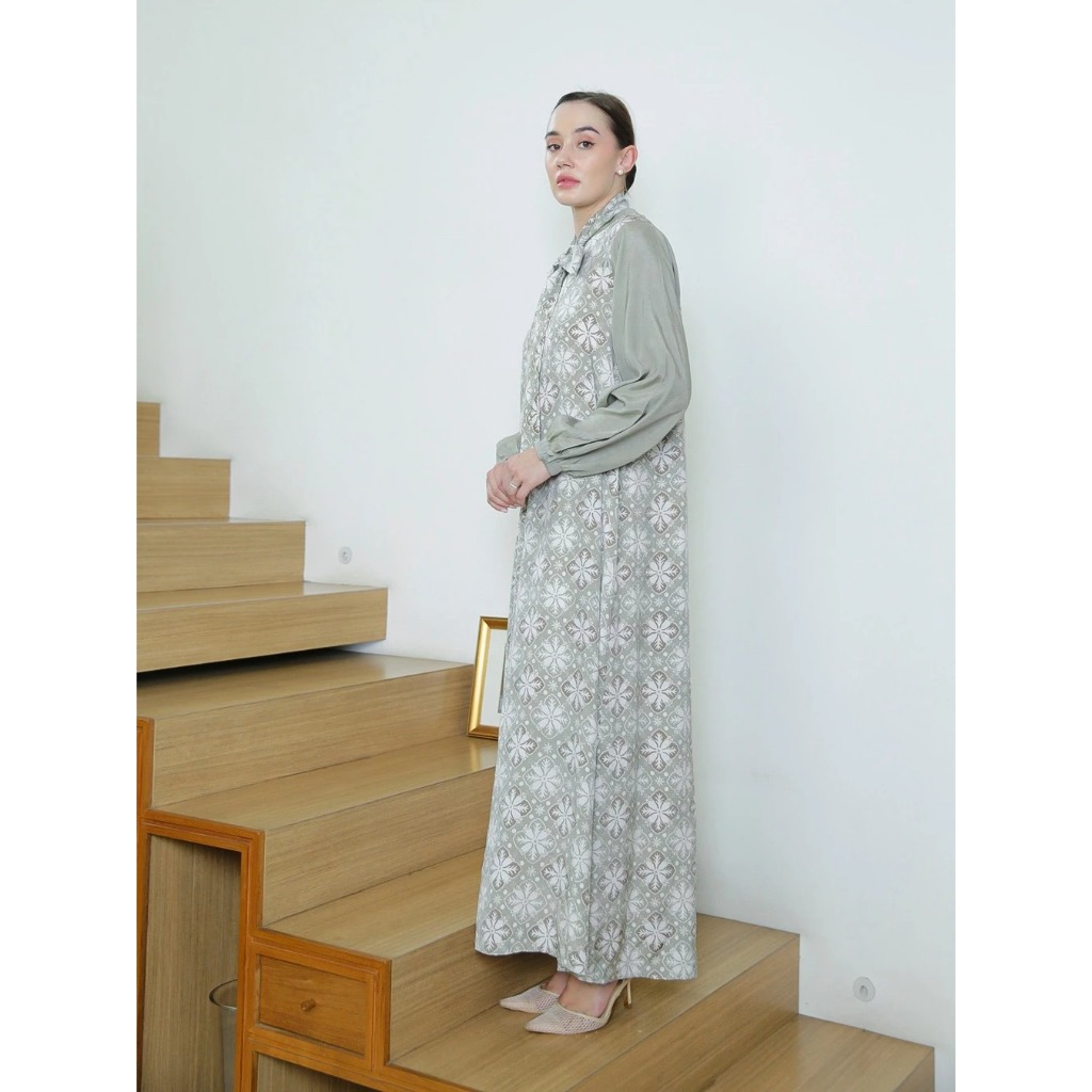 Batik Huza Gamis Batik Dress Batik Gamis Maeva