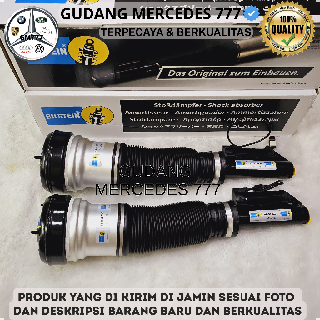 SHOCK AIR SUSPENSION DEPAN MERCEDES  BENZ W220 S280 S320 S350 SHOCK BILSTEIN MERCY W220
