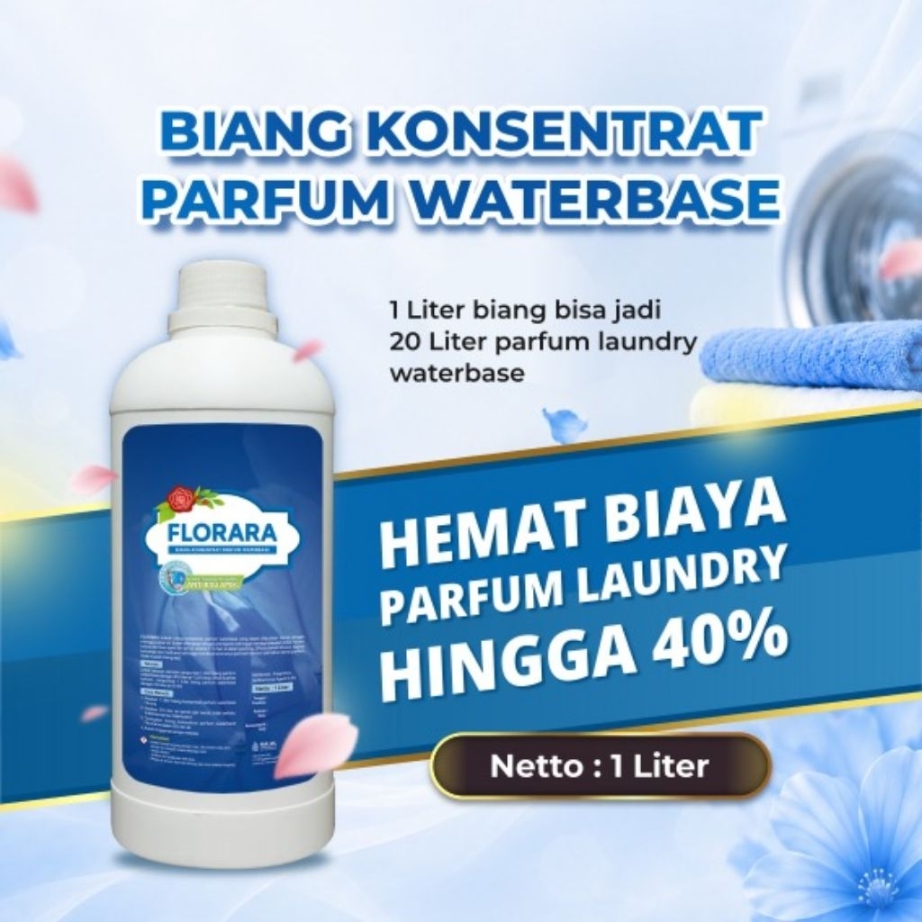 Jujura Biang Bibit Parfum Waterbase Florara - 1000ml / 1L