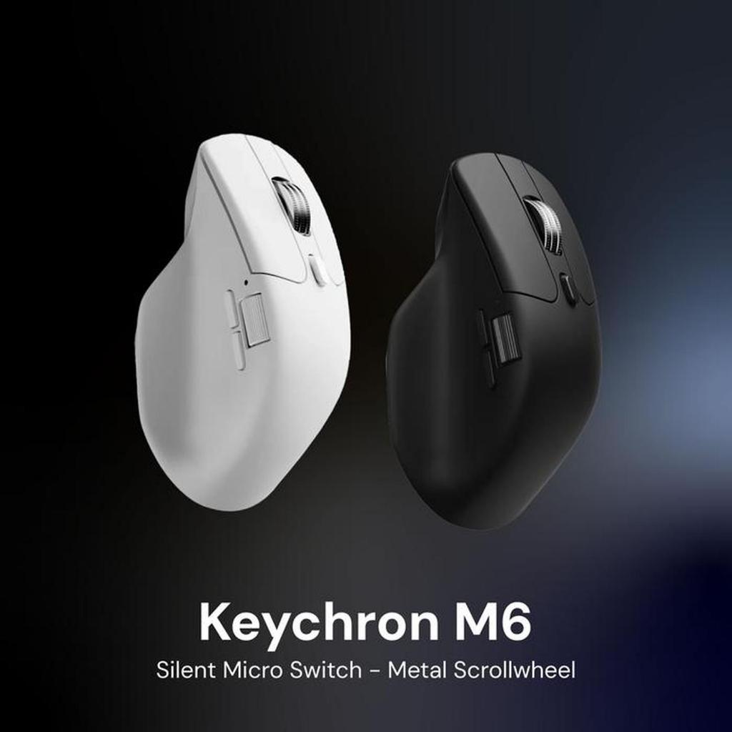 Keychron M6 Wireless Mouse Sensor All Silent Micro Switch - Gaming Mouse