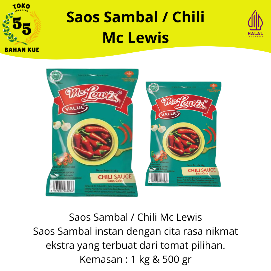 Saos Sambal Merek Mc Lewis