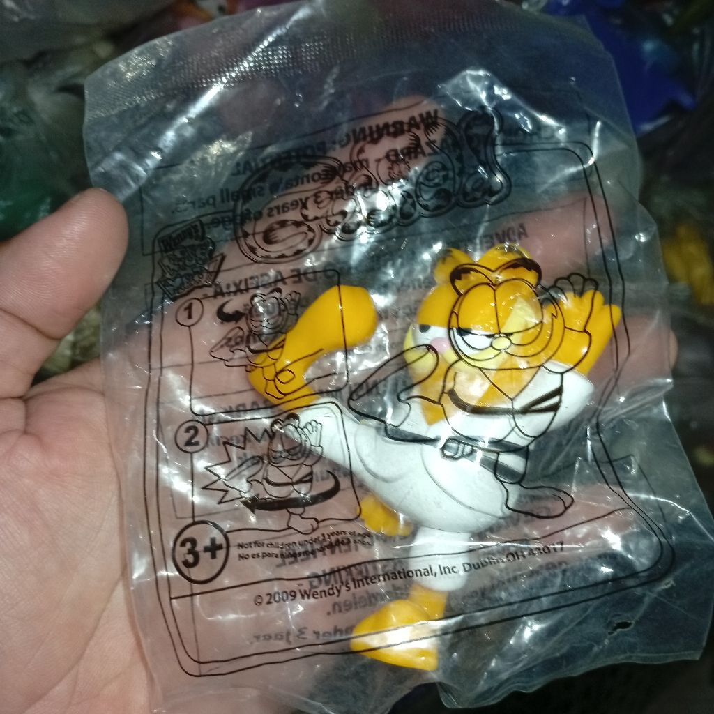 Wendy's toys Garfield 2009 karate new
