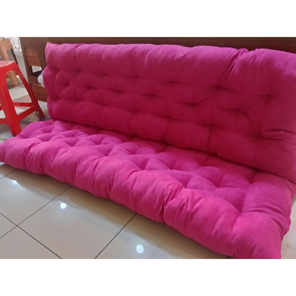 bantal duduk kursi panjang costum/bantal duduk besar/bantal alas costum/bantal duduk sofa bed/bantal