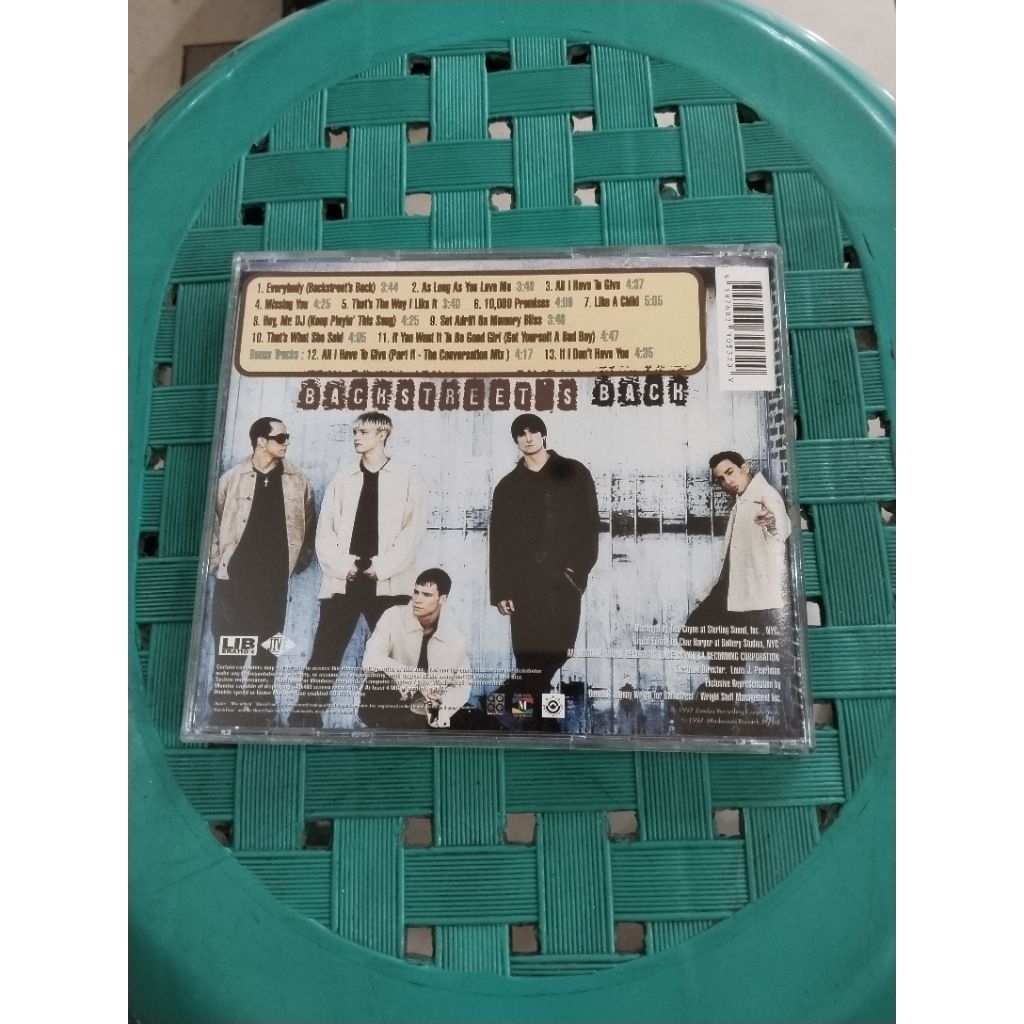 CD backstreet boys Backstreet's back import