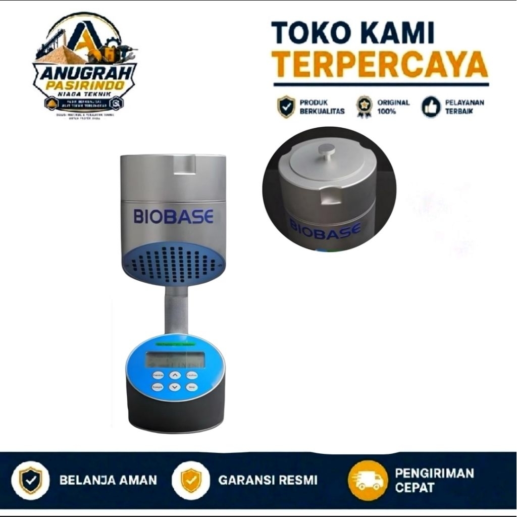 Biobase PMS-01 Portable Microbial Air Sampler High Volume Biological Air Sampler for lab Udara
