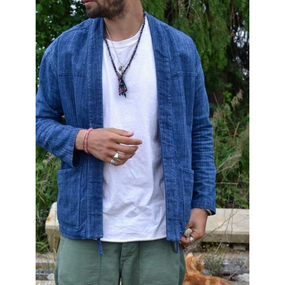 DEFECT SALE Blazer Jeans Pria Dewasa Outer Jeans Pria