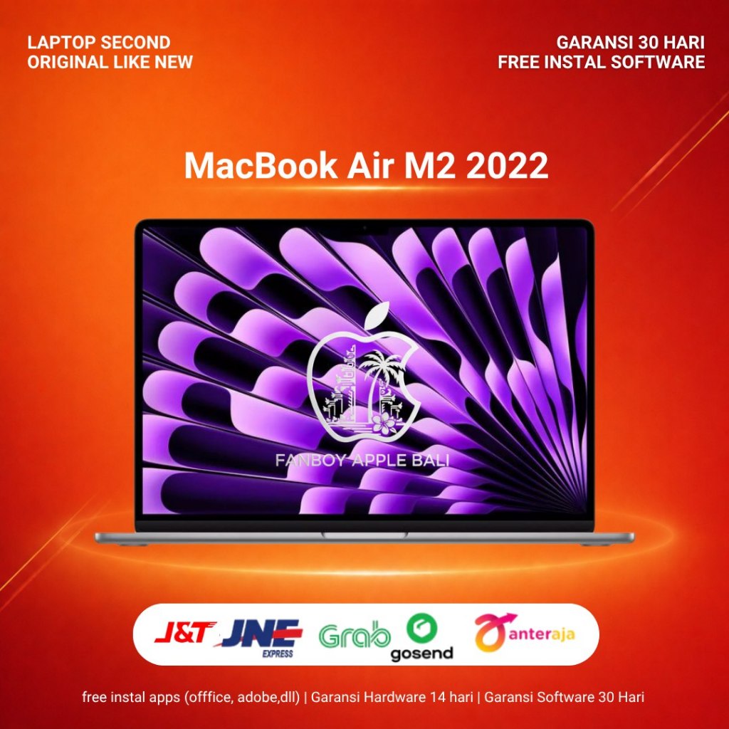 Macbook Air M2 13 Inch Second Berkualitas