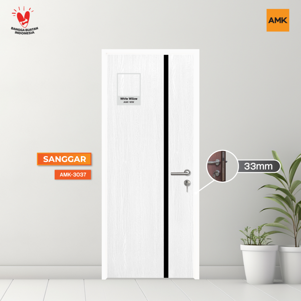Sanggar 33 White Willow, Panel garis vertikal