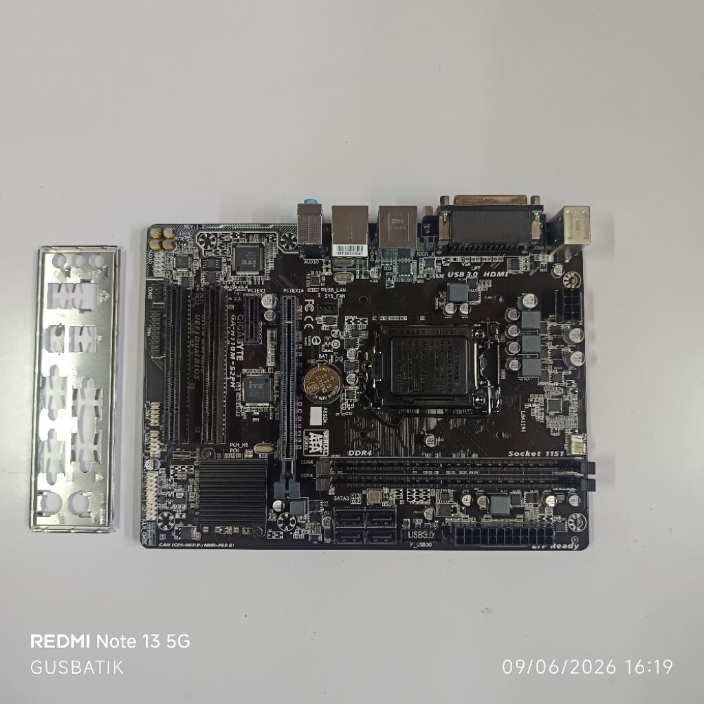 mainboard motherboard Gigabyte GA-H110M-S2PH second original socket lga 1151 support intel gen 6 7