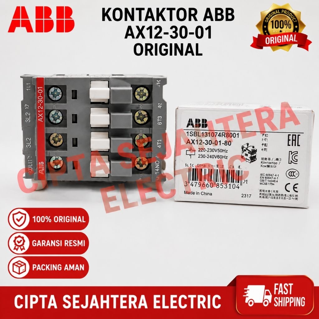 Kontaktor abb AX12-30-01