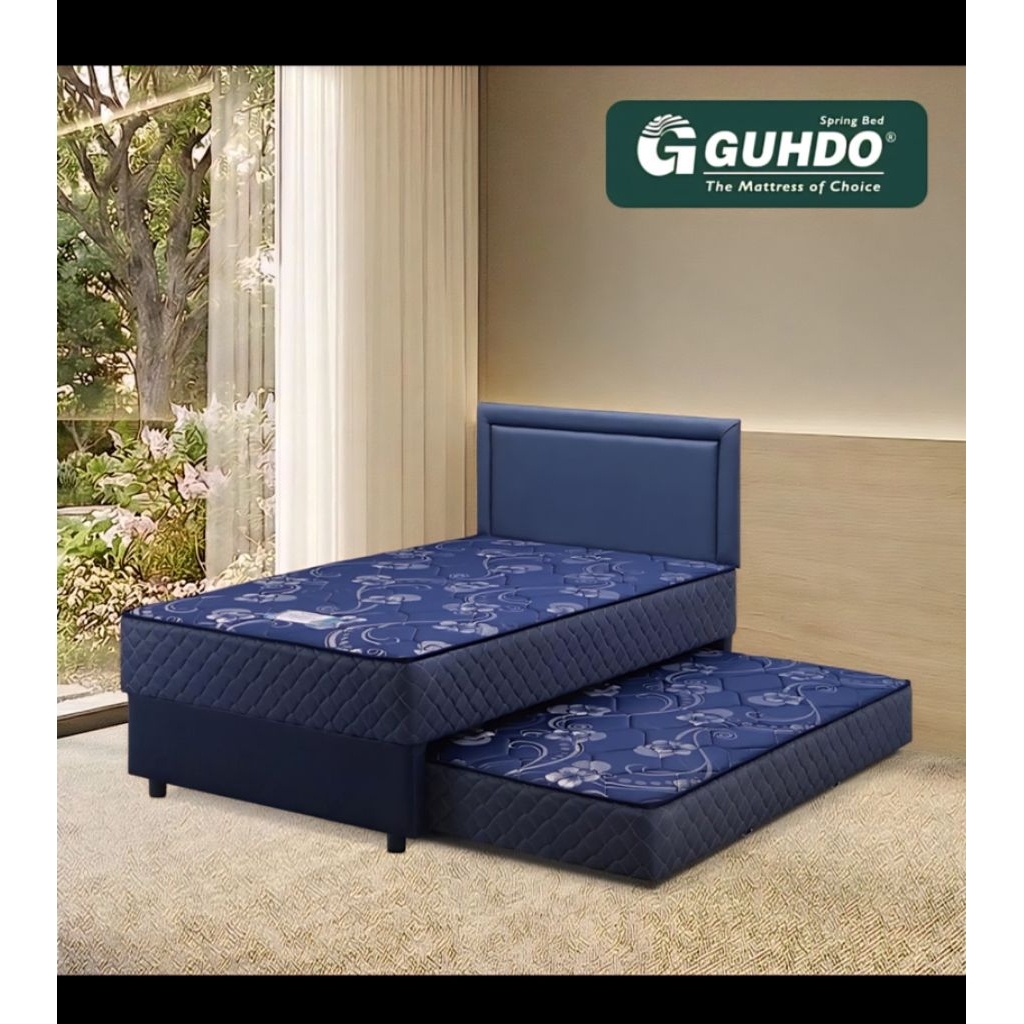 Kasur Sorong Springbed Guhdo 120 cm / Kasur Sorong Guhdo 2in1 120x200cm / Matrass Springbed Guhdo / 
