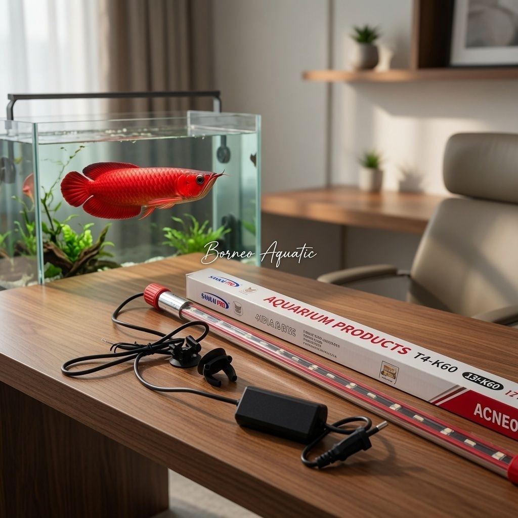 LAMPU CELUP T4 AQUARIUM // LAMPU LED // LAMPU AQUARIUM T4 // SAKKAI PRO T4 K60