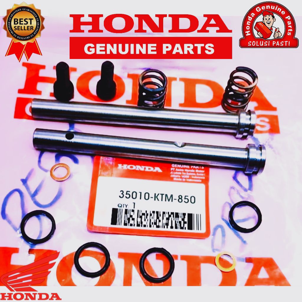 AS SULING SHOCK BAUT HITAM KTM SUPRA X 125 FI HELM IN KARISMA BLADE WIN ASTREA WIN REVO ABSOLUTE ORI