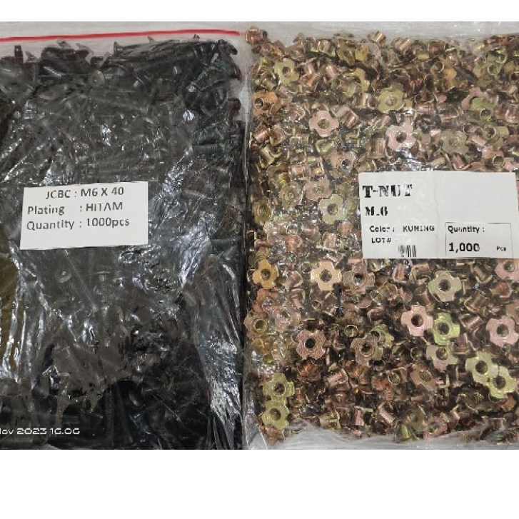 1000pcs Baut Speaker m6 4cm baut cakar baut subwofer