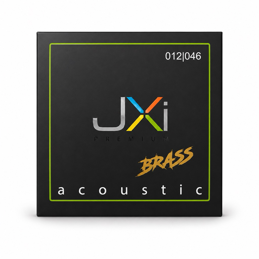 JXI Premium Brass Acoustic Guitar Strings 012-046 Senar Gitar Akustik Phosphor Bronze 12-46