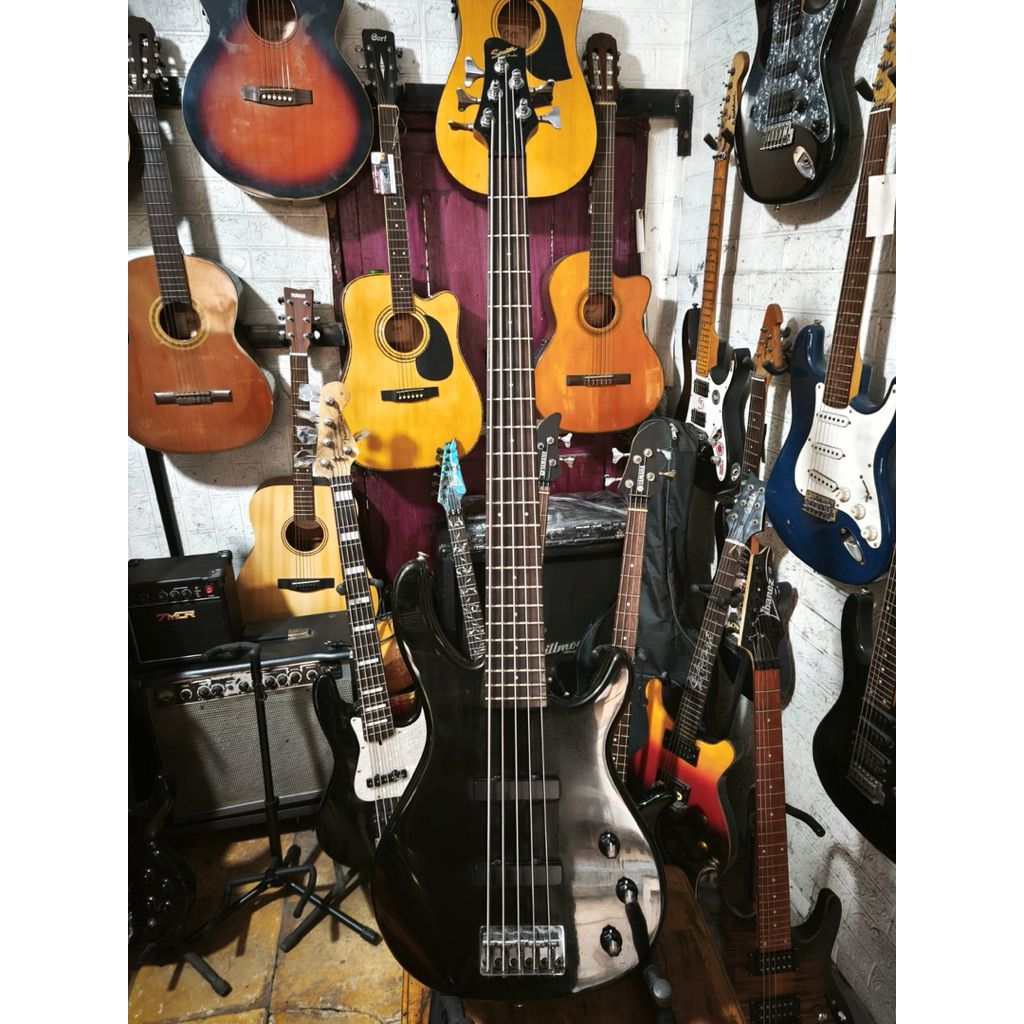 Bass Squier MB5 Original MII 5 String Pasif Second