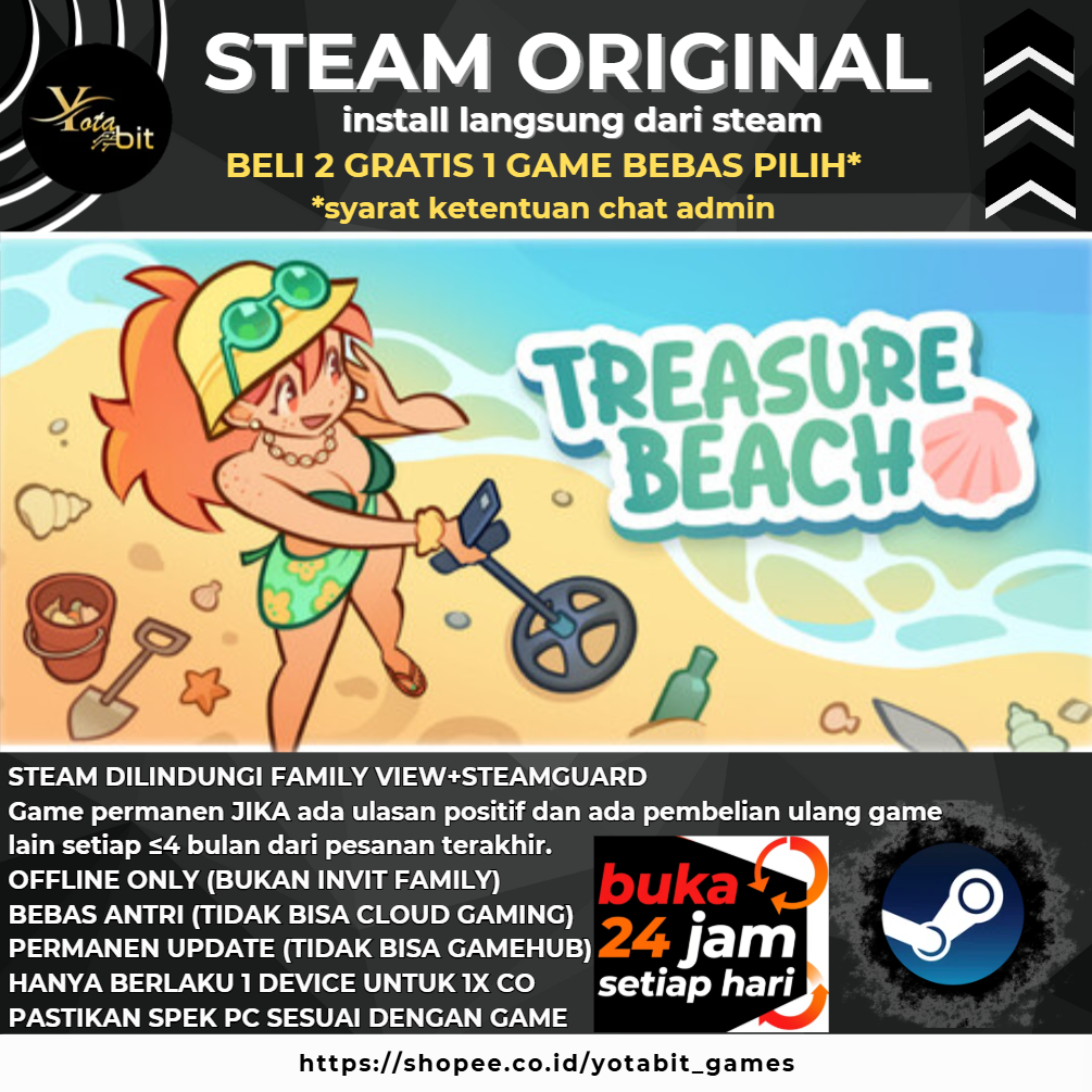 Treasure Beach MAC Offline PC Game Original