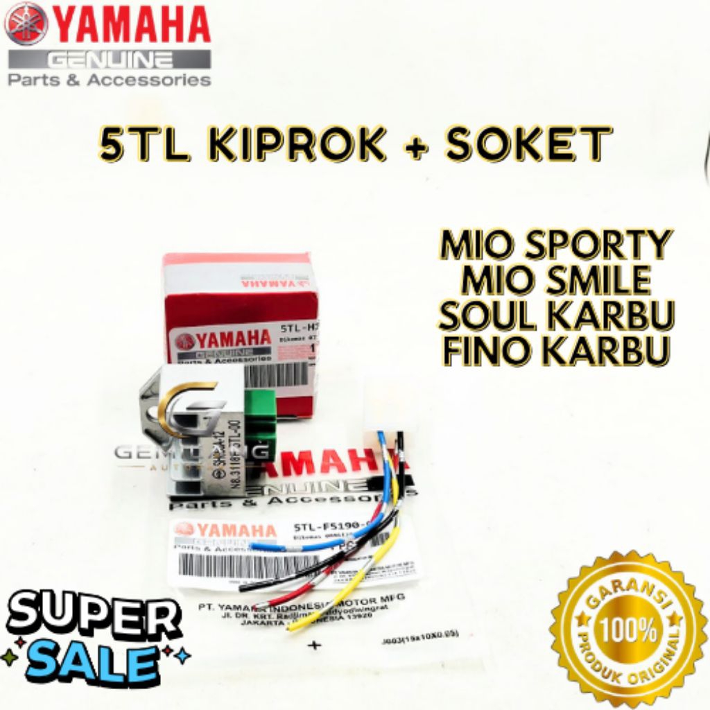 KIPROK + SOKET KODE 5TL, KIPROK + SOKET MIO SPORTY, KIPROK + SOKET MIO SMILE, KIPROK + SOKET SOUL KA