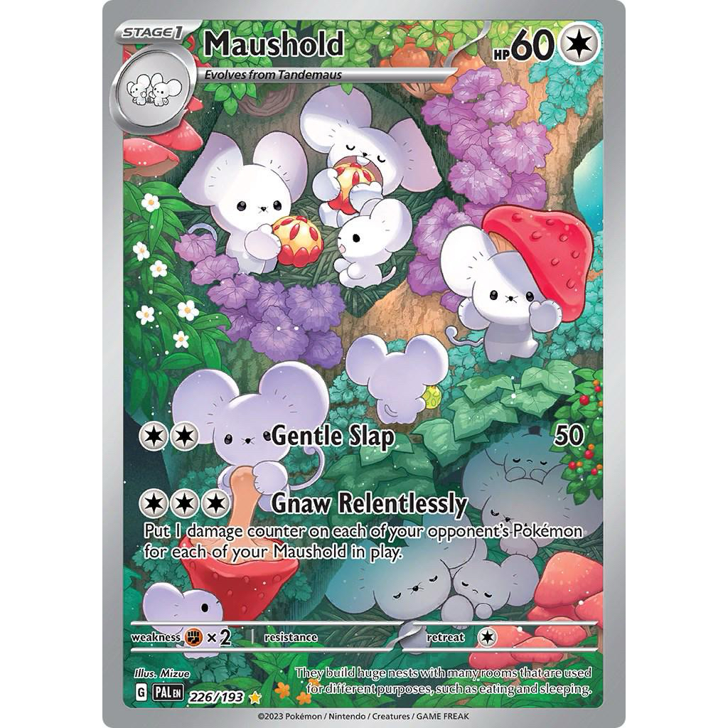ENGLISH Maushold #226 AR Paldea Evolved - Kartu Pokemon TCG Original English