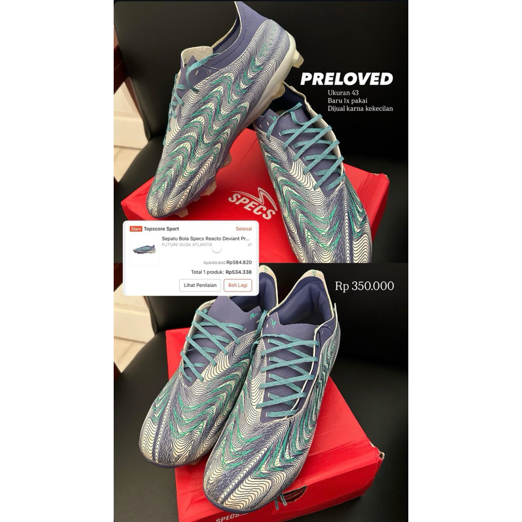 PRELOVED SEPATU BOLA