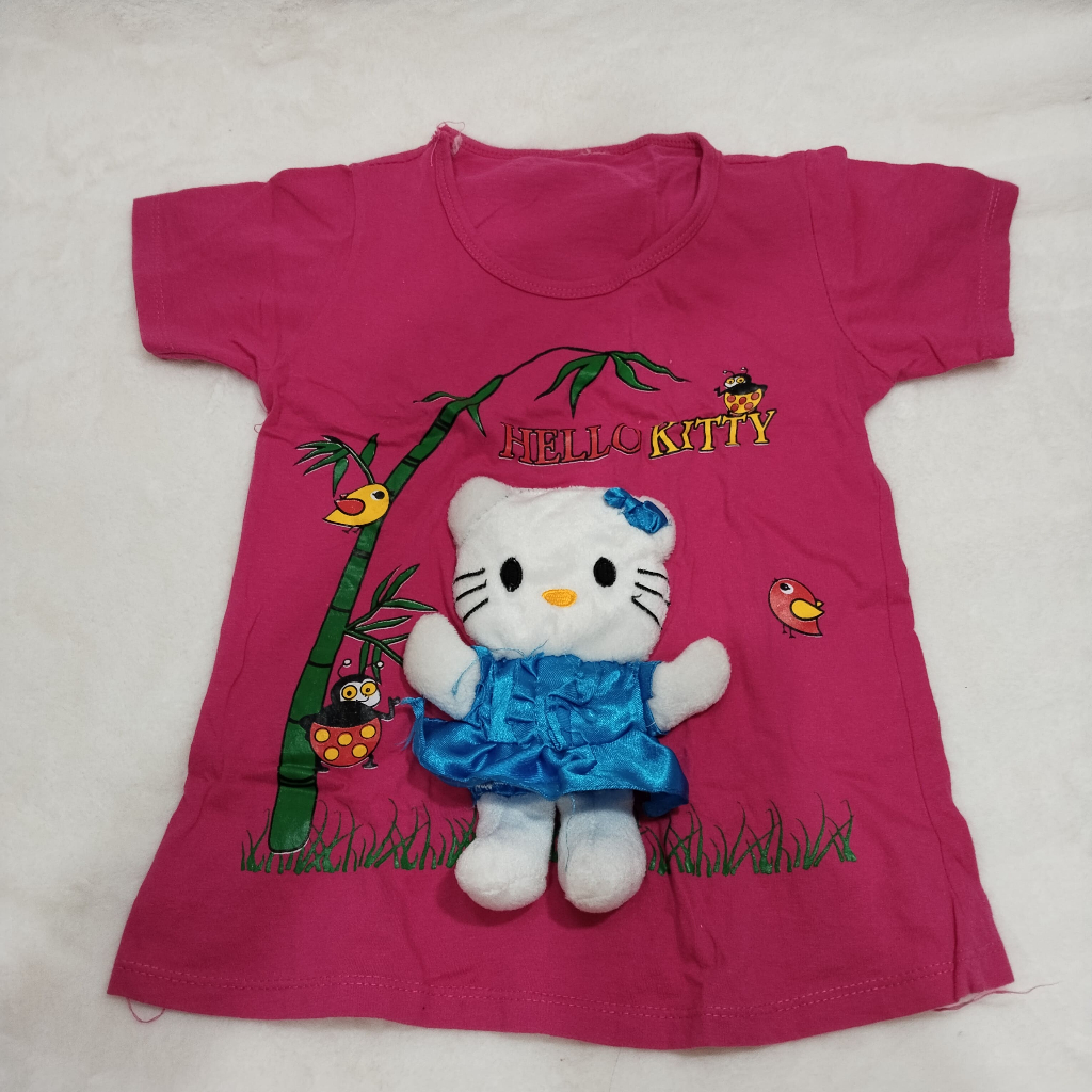 Baju Lucu Boneka Karakter Lembut Anak Cowo Cewe Perempuan Laki-laki Murah Toddler Umur 5-7 Bernard B