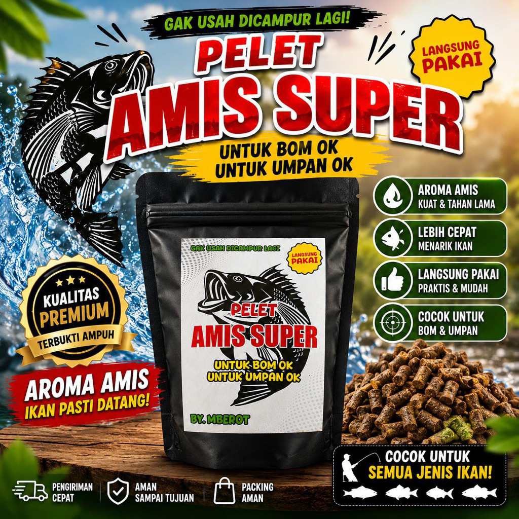 PELET AMIS SUPER SIAP PAKAI