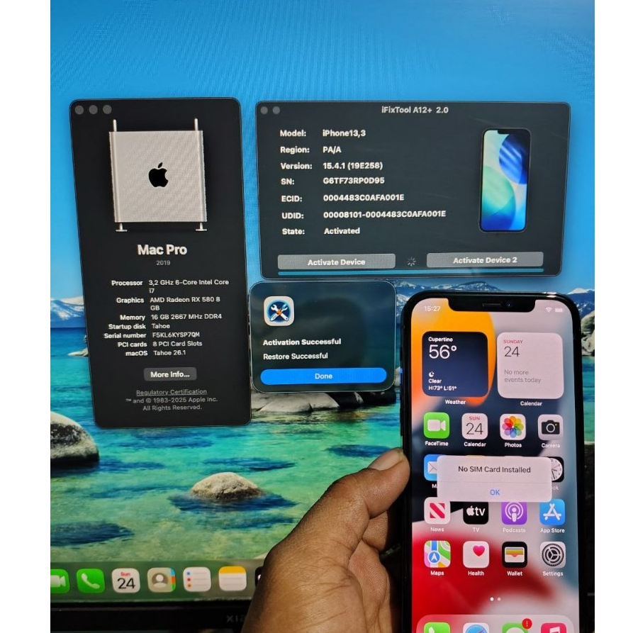 BYPASS WIFI ONLY IPHONE 6 - X | REMOTE BYPASS A12+ MURAH | BYPASS CHIP A5/A6