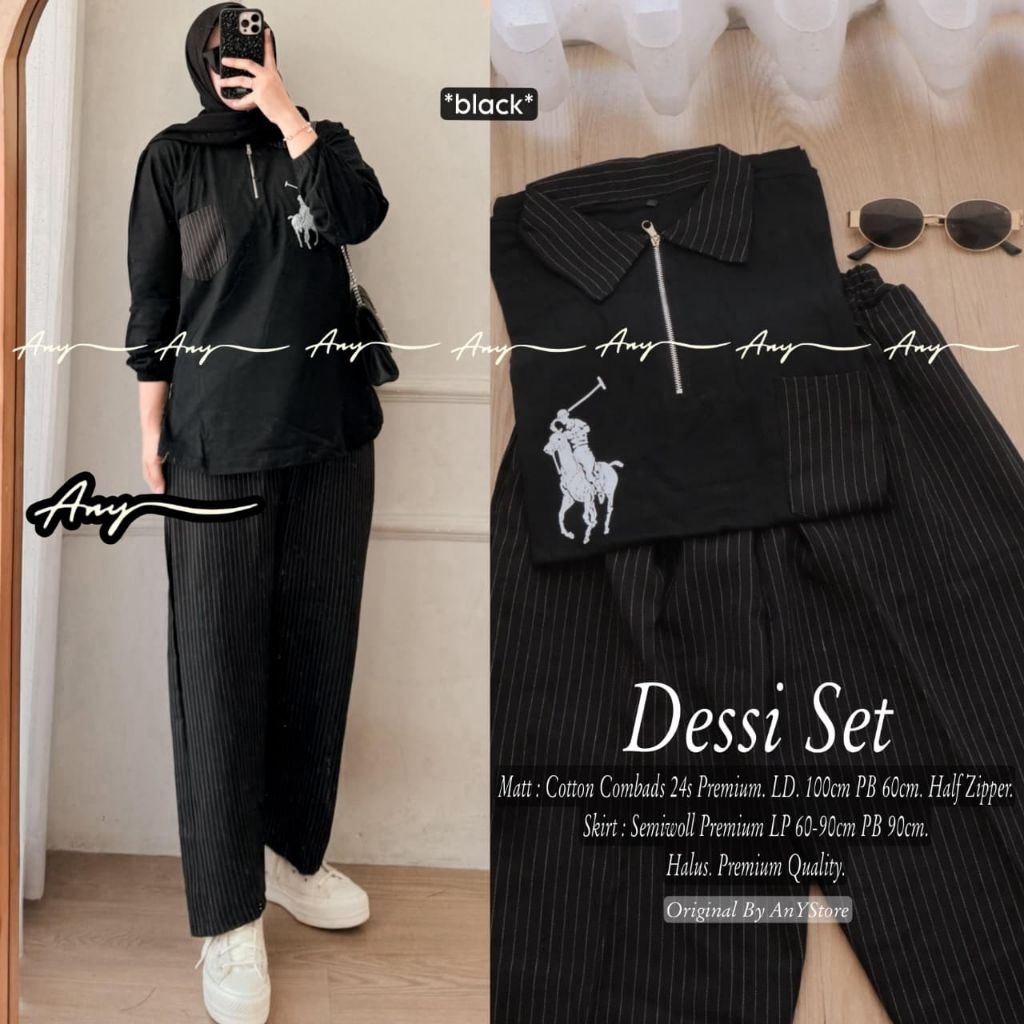 DESSI/ SHADIRA/ JINJI SET BY ANY ORIGINAL BEST SELLER BISA COD