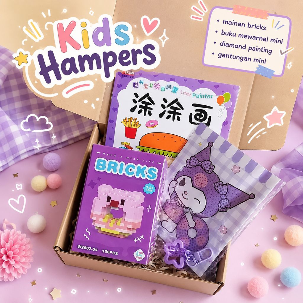 Hampers Kids / Kado Unik untuk anak perempuan / kado ulang tahun anak / kado anak perempuan