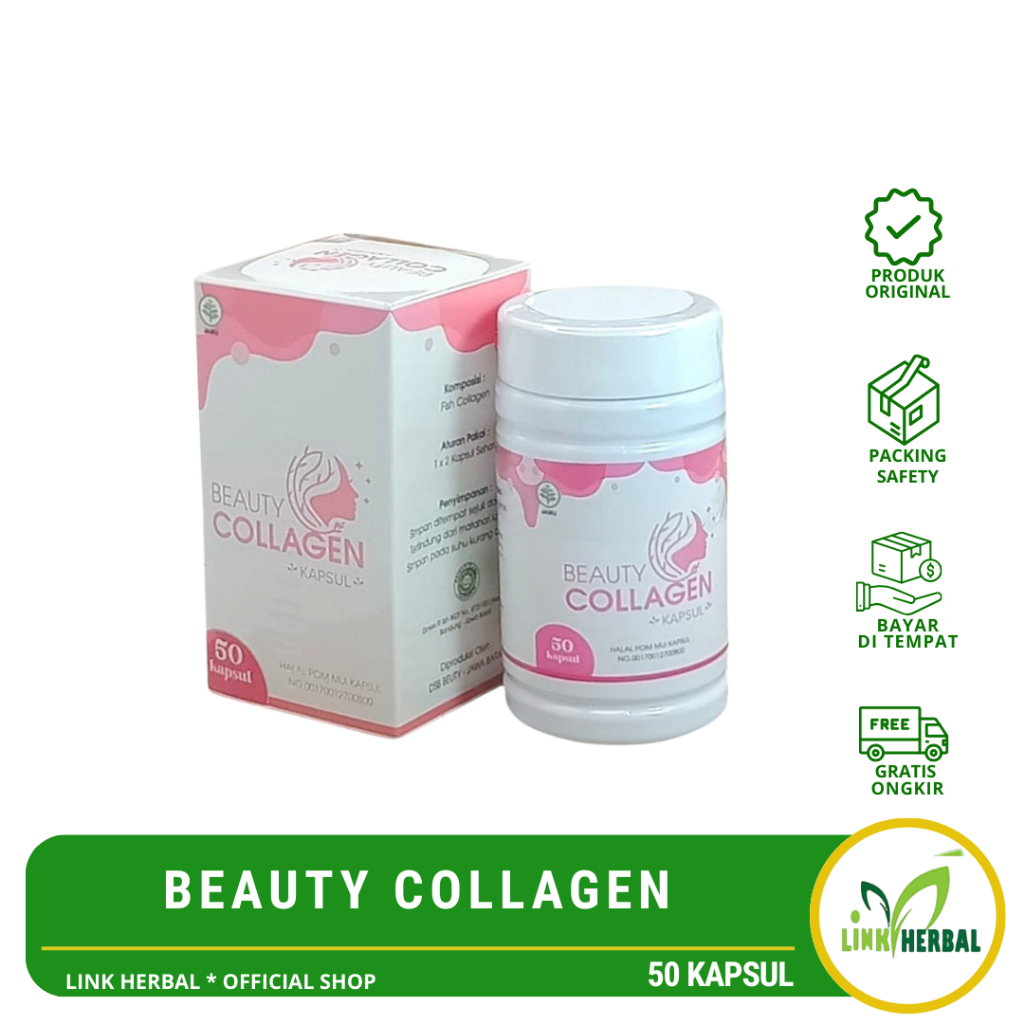 Beauty Collagen 50 Kapsul | Kolagen DSB Beauty Membantu Menjaga Kesehatan Kulit