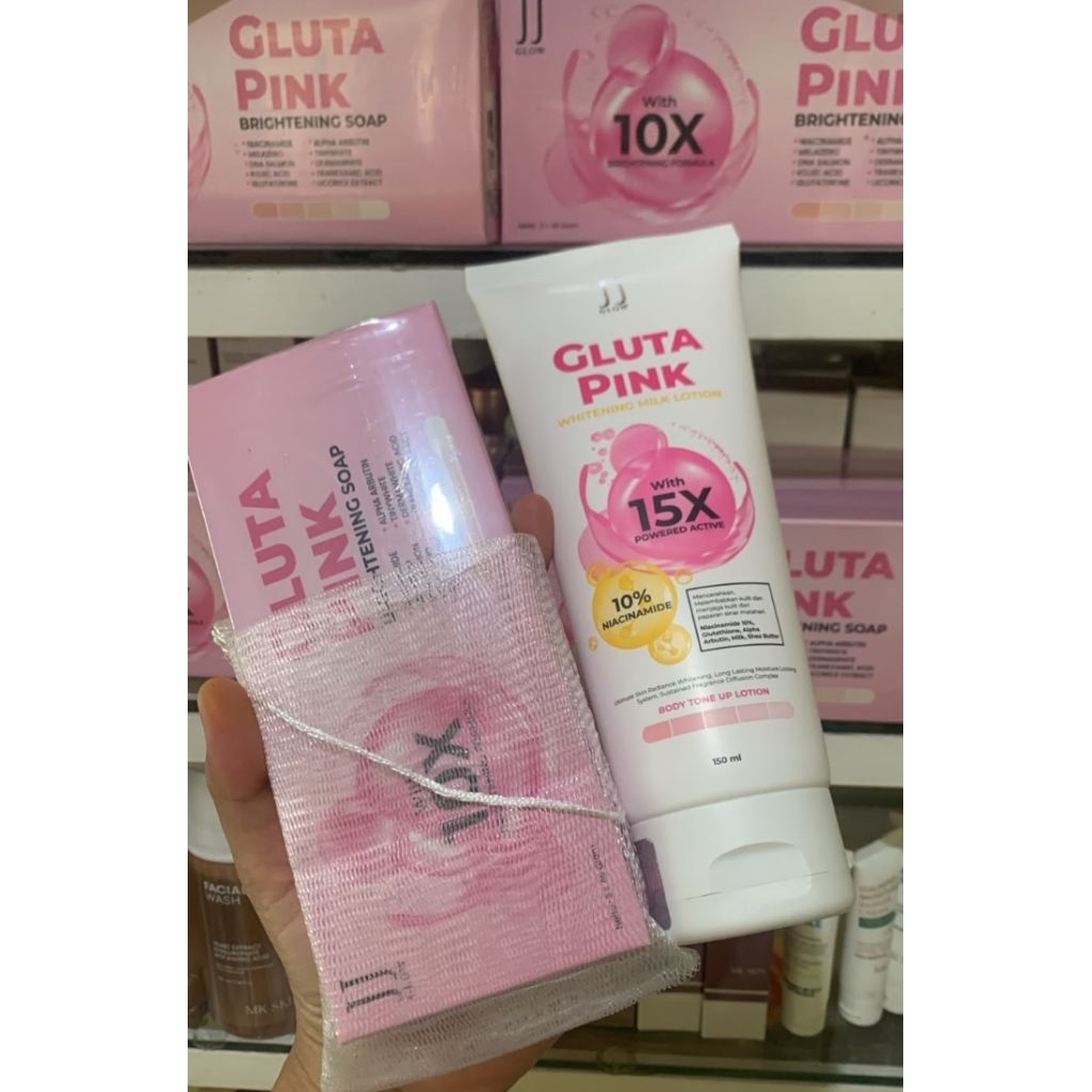 JJ glow paket Hemat sabun+collagen hB