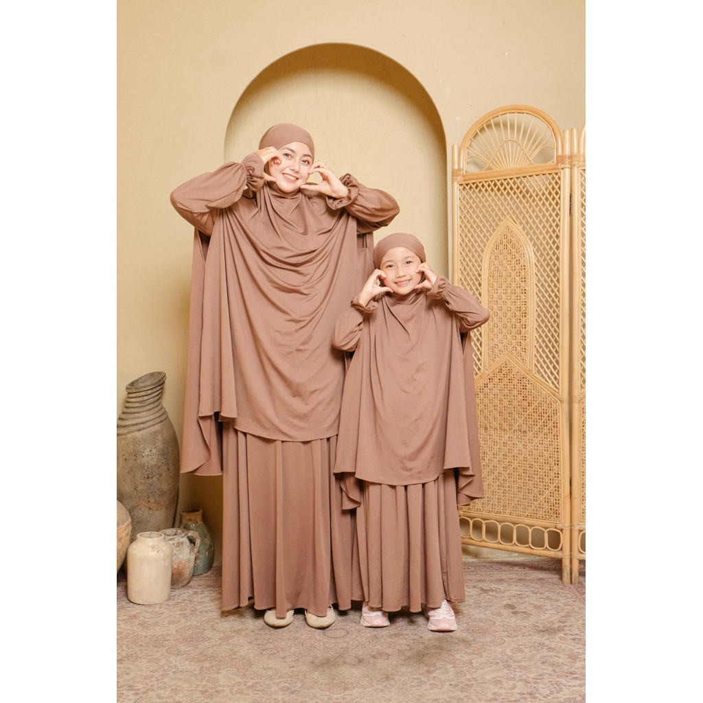 ABAYA FRENCH KHIMAR SERIES SITI PATIMAH / ABAYA UMRAH HAJI / GAMIS SET KHIMAR / ABAYA CADAR