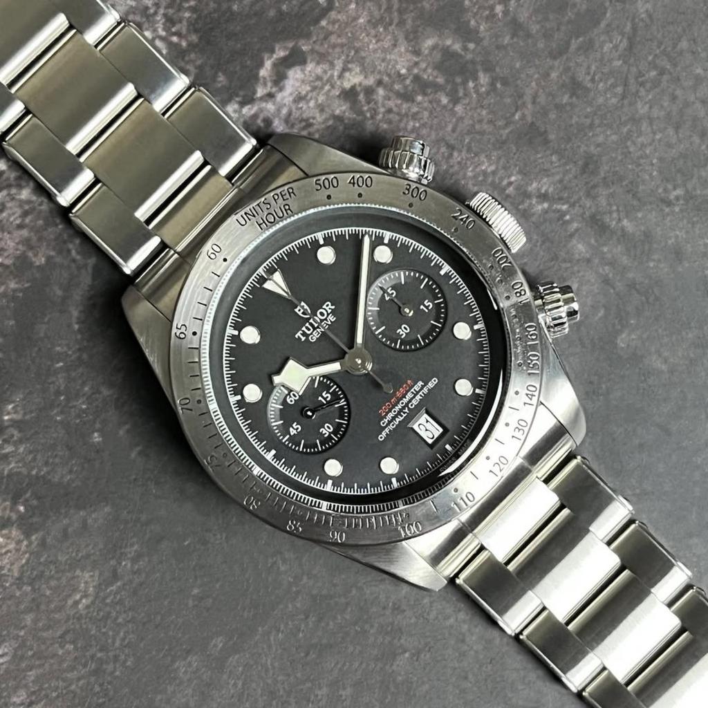 Tudor Chrono Heritage Black Bay M79350 41 mm Stainless Steel
