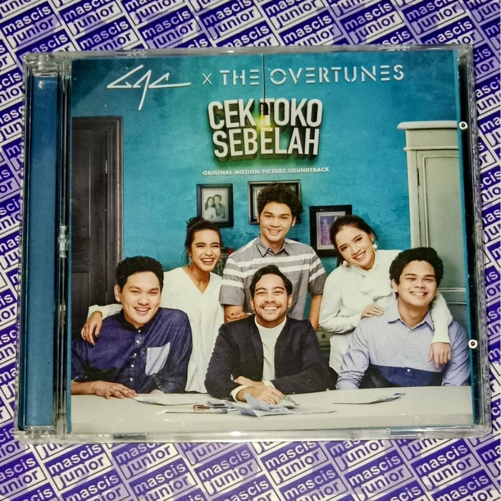 CD OST Cek Toko Sebelah . Soundtrack . GAC Gamaliel Audrey Cantika The Overtunes