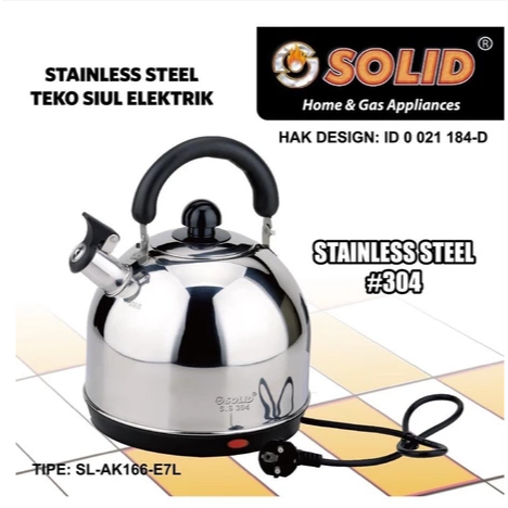 Teko Listrik Ceret Listrik Kettle Solid 5 Liter Listrik