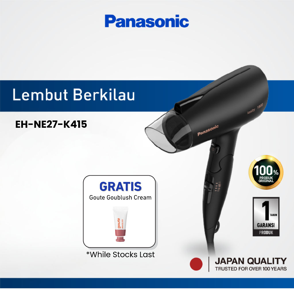 Panasonic EH-NE27-K415 Hair Dryer Ionity Series - Black