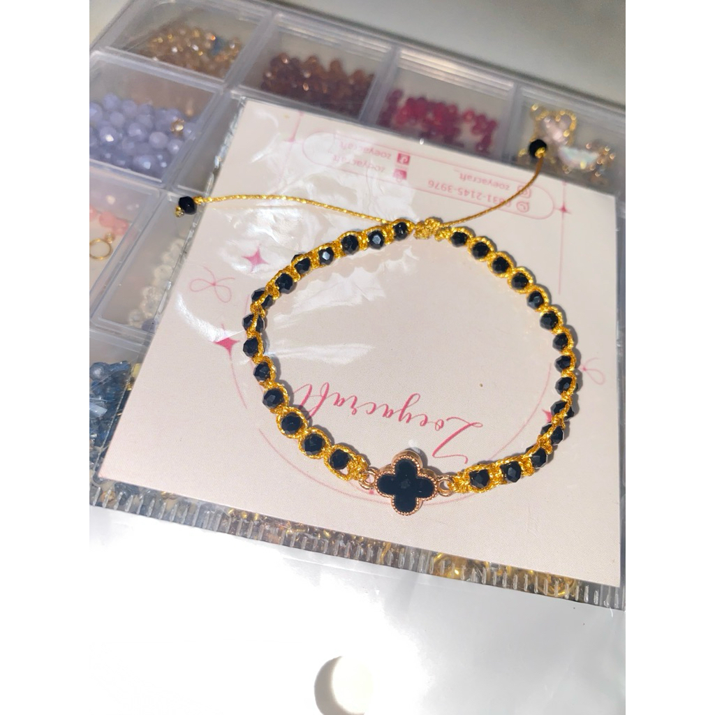 gelang black gold Krystal