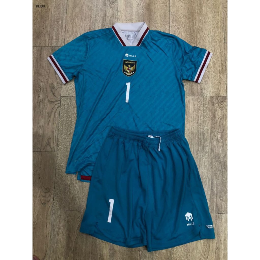 Jersey Timnas Indonesia Kiper GK Away 2022 2024 Original Matchworn MILLS