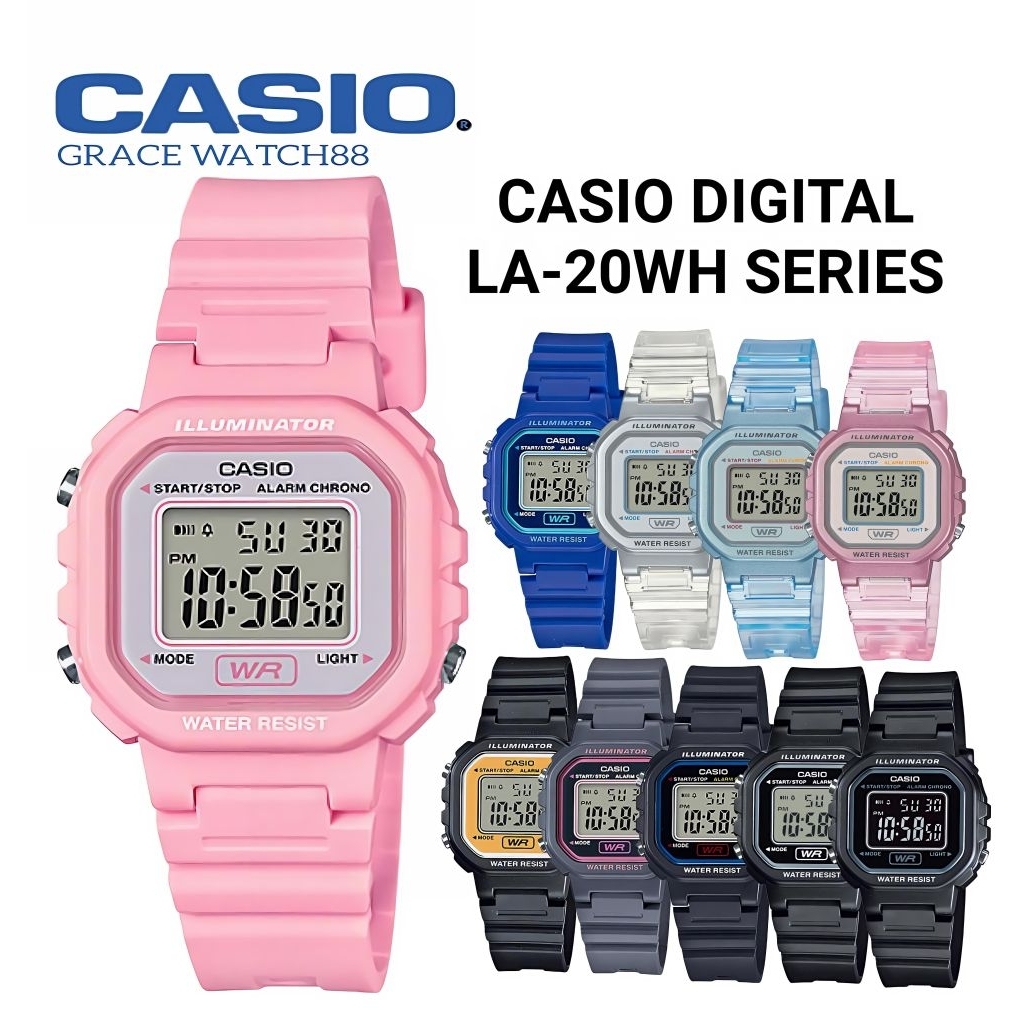 Jam tangan anak anak casio digital Seri la-20wh casio original  La-20whs