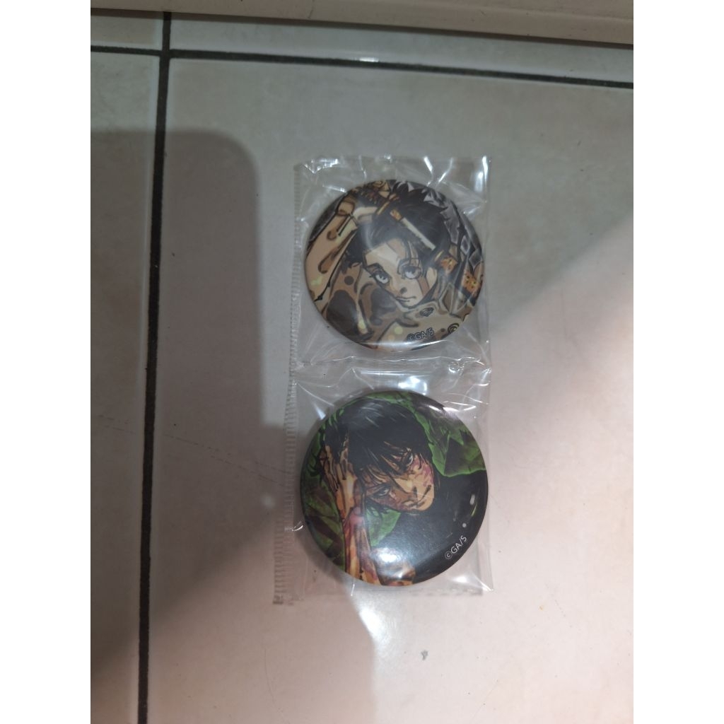 BADGE OFFICIAL JJK MAKI YUTA BONUS MAGAZINE SET