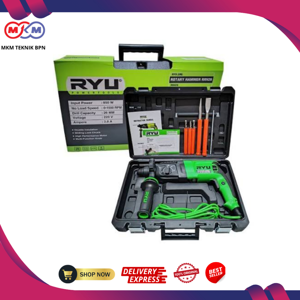 RYU RRH-26 Rotary Hammer