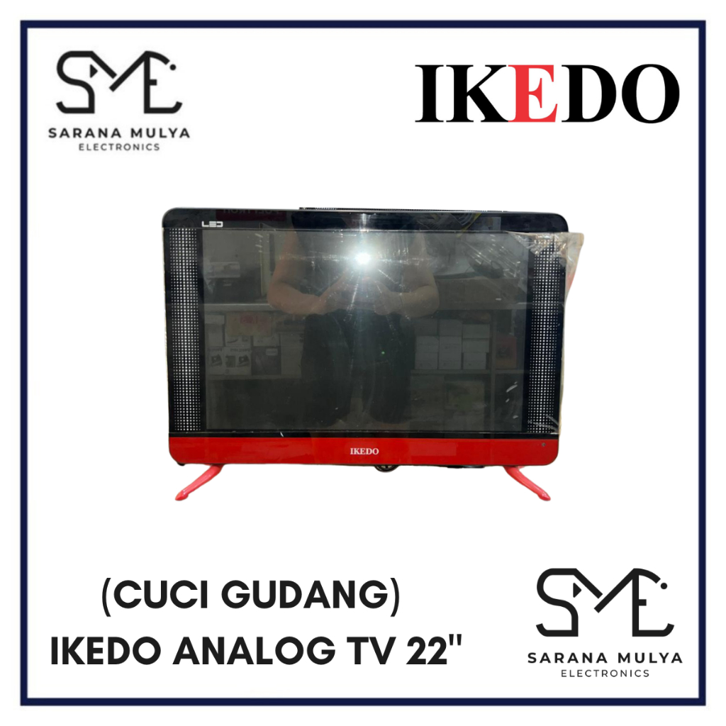 PROMO CUCI GUDANG IKEDO TV ANALOG 22 INCH - TV ANALOG MURAH - PROMO