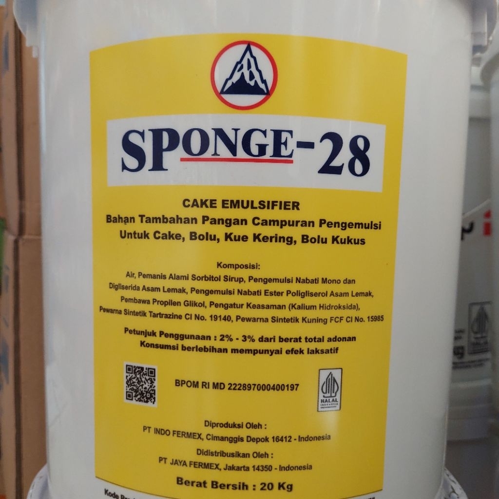 (repack 1kg) Sponge 28 SP cake emulsifier pengemulsi | sp sponge 28