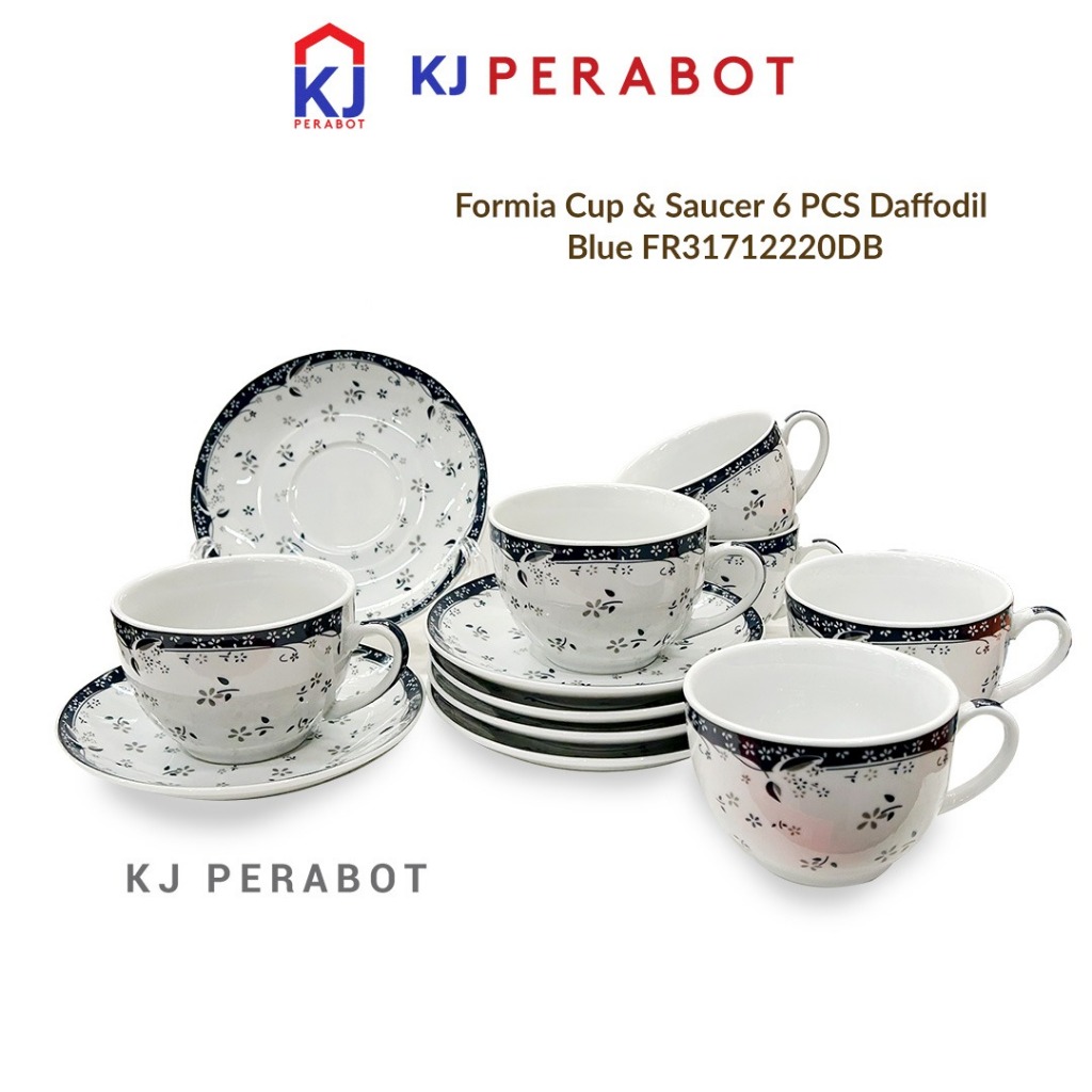 KJ Perabot - Formia Cup and Saucer